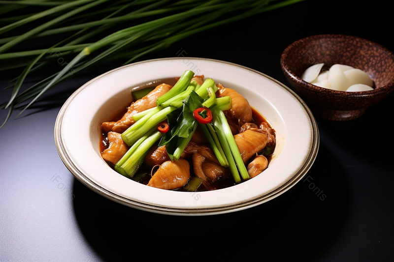 饭店里的菜品制作着美味的菜背景图,高清,摄影图,摄影图片,图片大全,摄影图免费下载